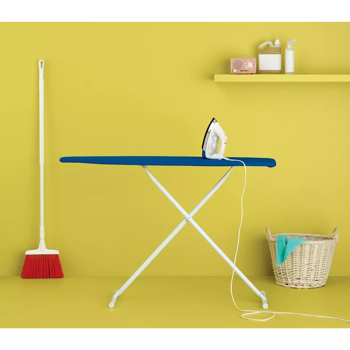 Standard T Leg Ironing Board Gray Metal - Room Essentials™