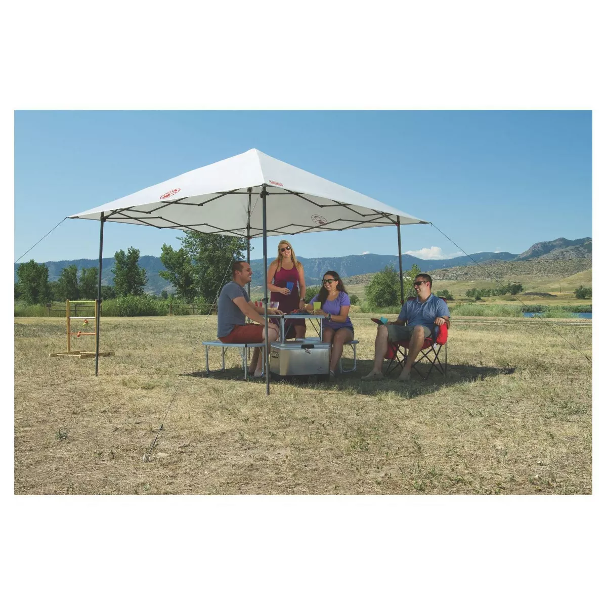 Coleman Light and Fast Instant Canopy 10'x10' - Gray