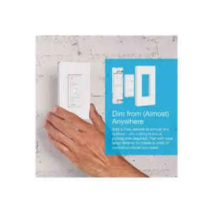 Lutron Caseta Wireless Smart Light Dimmer Switch (2 Count) Starter Kit with Pedestals for Pico Wireless Remotes, Works with Alexa, Apple HomeKit, and the Google Assistant | P-BDG-PKG2W
