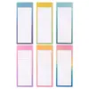 Juvale 12-Pack Magnetic Notepads, To-Do List, Grocery Shopping Note Pads for Fridge, 6 Watercolors, 60 Sheets per Pad, 3.5 x 9 inches
