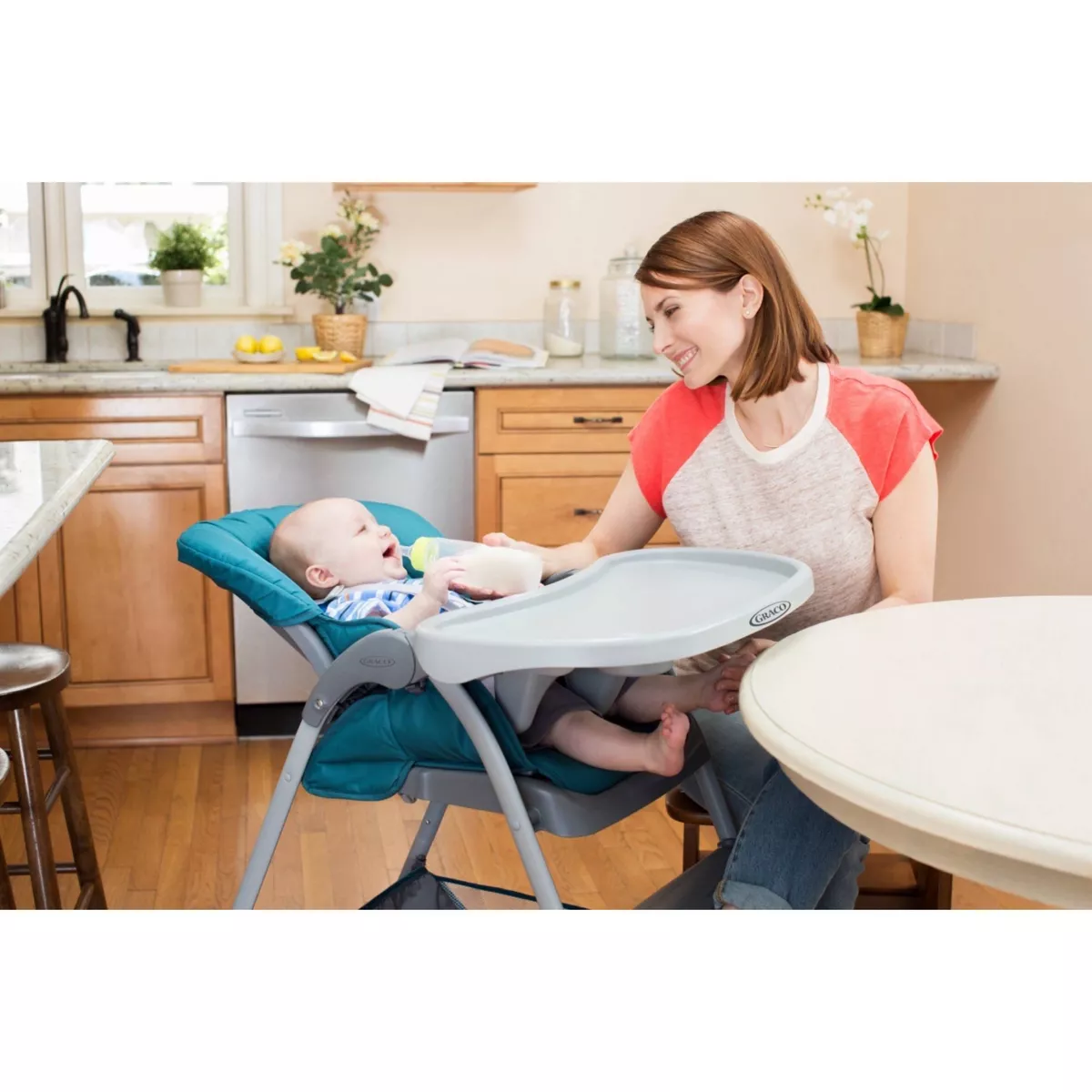 Graco Slim Snacker 2-in-1 High Chair - Whisk