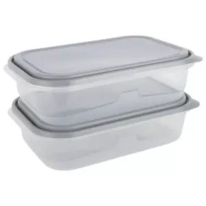 GoodCook EveryWare Rectangle 1 Gallon Food Storage Container - 2pk