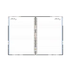 160 sheet No Rule 1 Subject Spiral Notebook Hard Cover Midnight Musk - Cupcakes and Cashmere