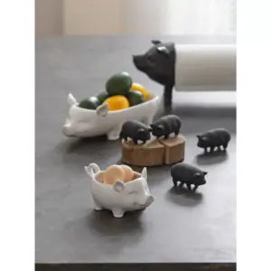 3R Studios 12.5in Ceramic Bowl - White