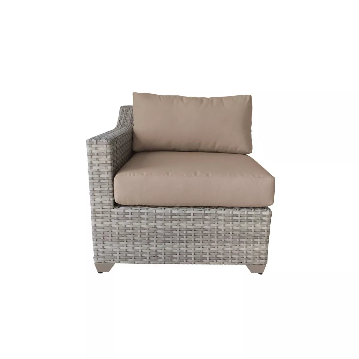 Fairmont 6pc Patio Seating Set with Cushions - Wheat - TK Classics