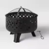 24" Steel Lattice Wood Burning Fire Pit - Bond