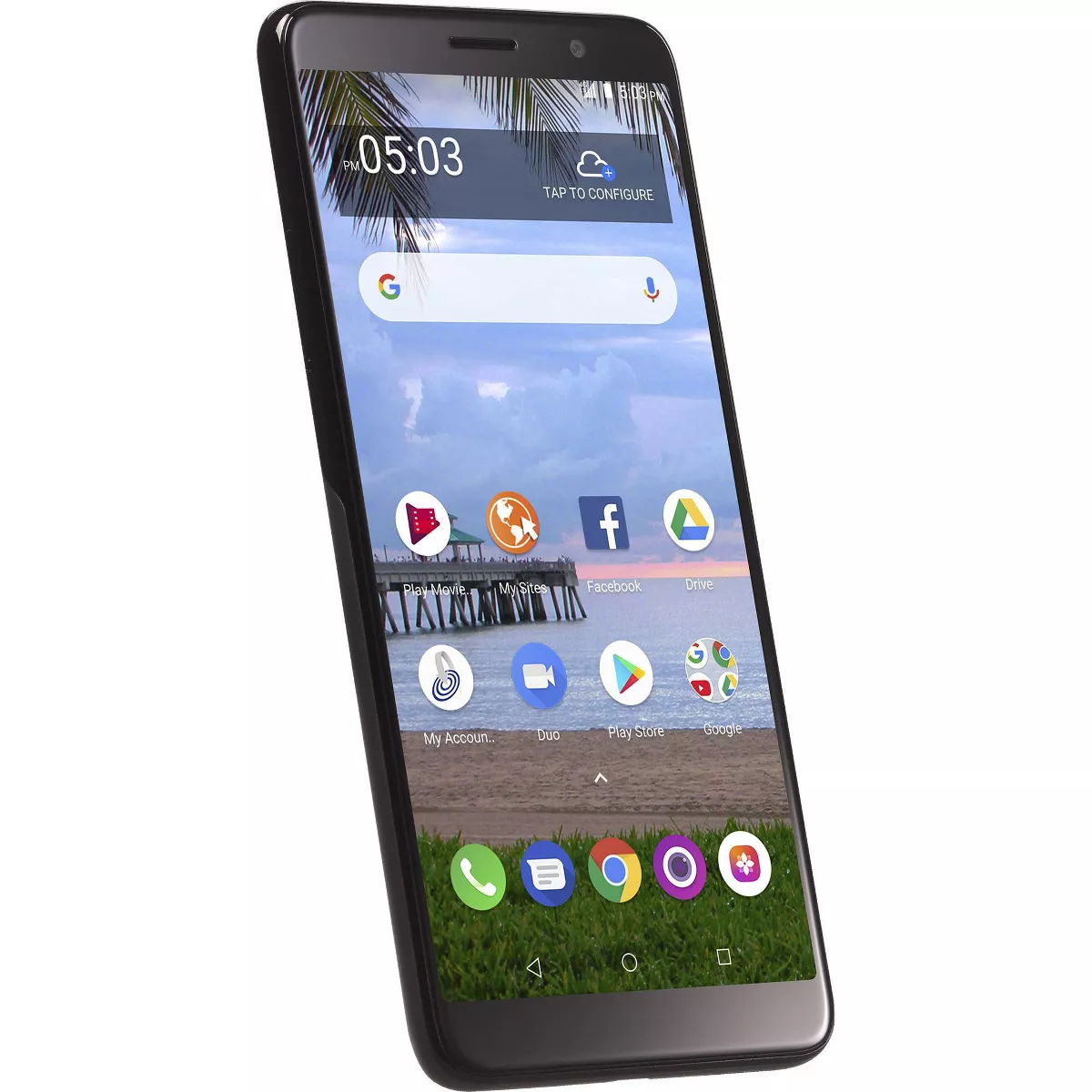 Net10 Prepaid Smartphone TCL A1X 4G CDMA (16GB) – Black