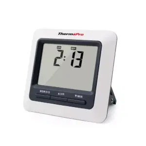 ThermoPro TP-04 Large LCD Kitchen Digital Cooking Meat Thermometer for BBQ Grill Oven Smoker