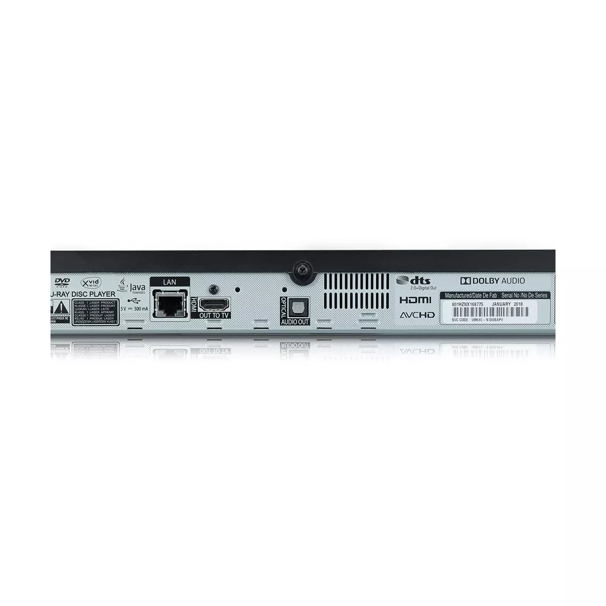 LG 4K UHD Blu-ray Player with HDR Compatibility (UBK80)