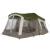 Wenzel Klondike Large Outdoor 8 Person Camping Tent with Screen Room, Green