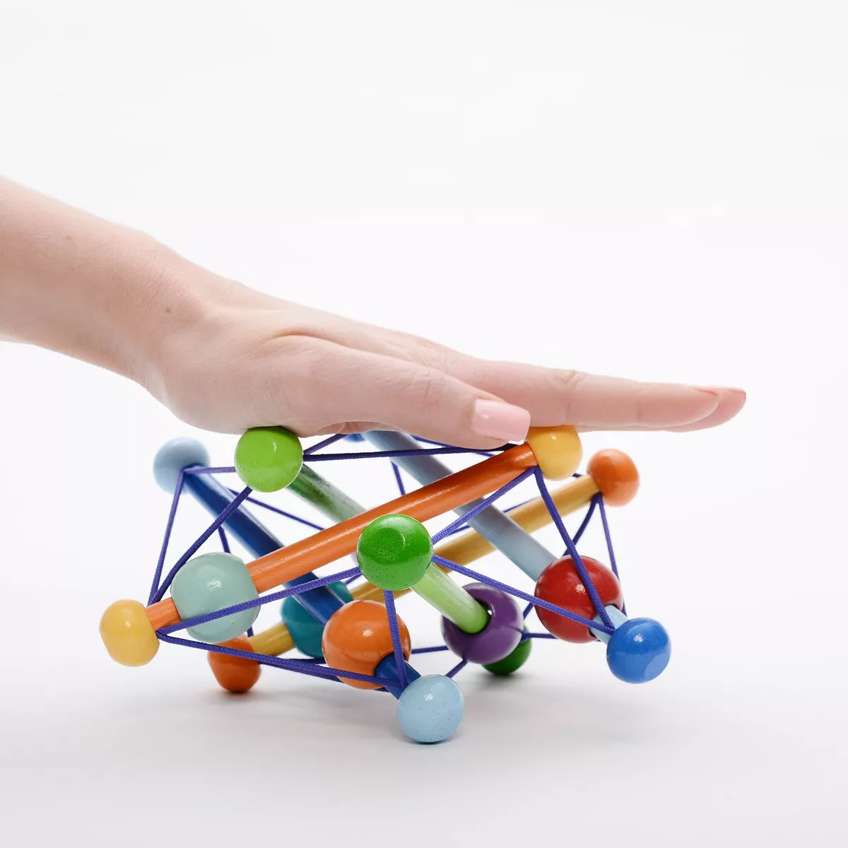 Manhattan Toy Skwish Color Burst Rattle and Teether Grasping Activity Toy (Un-boxed)