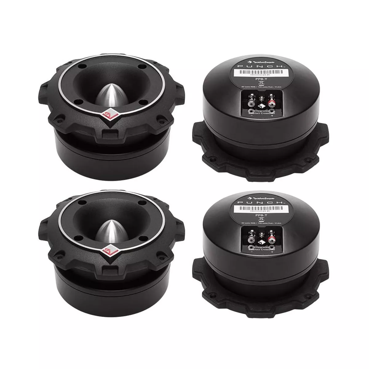 Rockford Fosgate PP4-T 1.5" 400 Watt Heavy Duty Car Power Bullet Tweeters