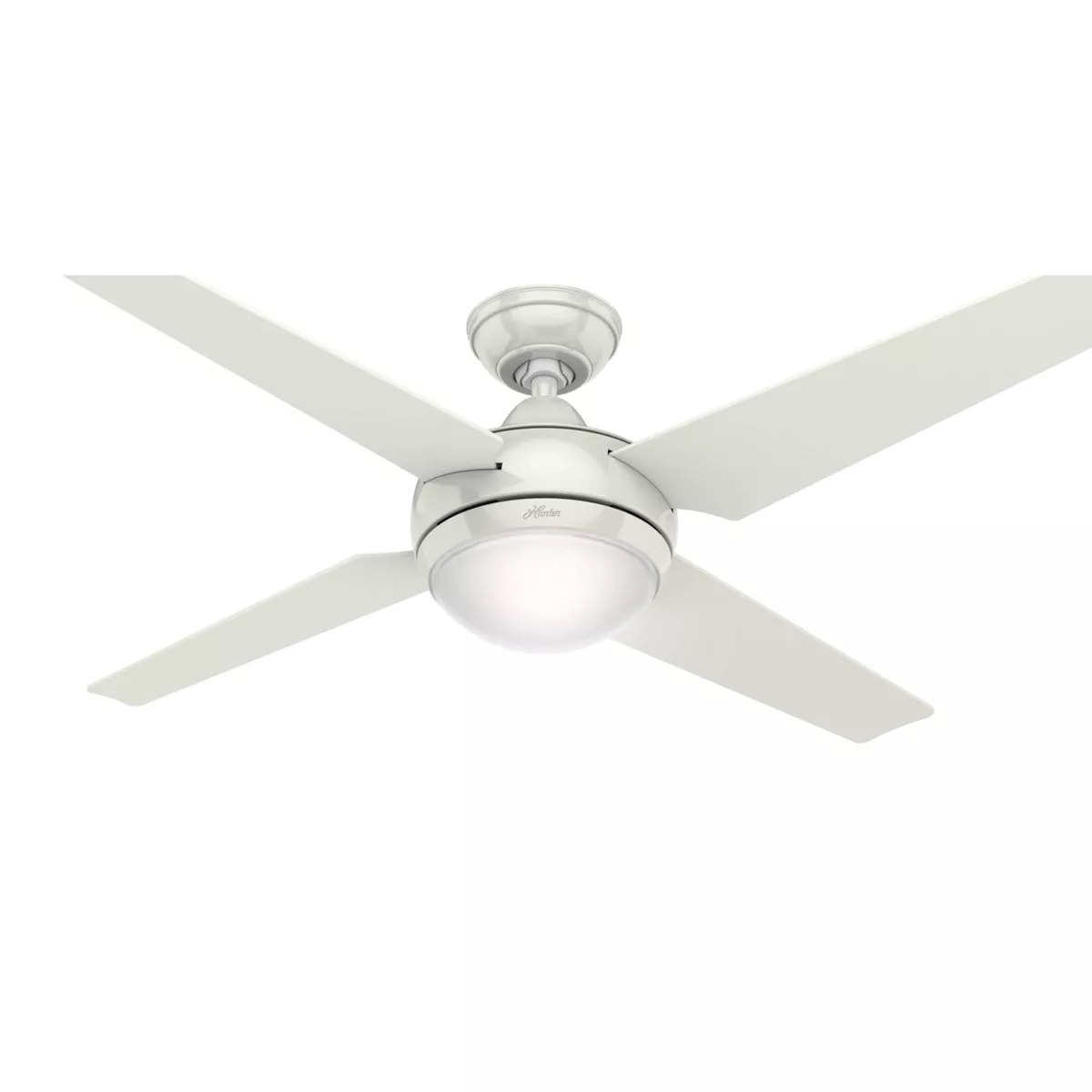 52" Sonic Ceiling Fan with Remote White (Includes Energy Efficient Light) - Hunter