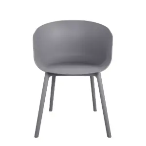 York 2pk Extra Large Dining Chairs Indoor/Outdoor Charcoal - Novogratz
