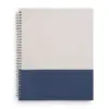 TRU RED Large Hard Cover Ruled Notebook, Gray/Blue TR55737