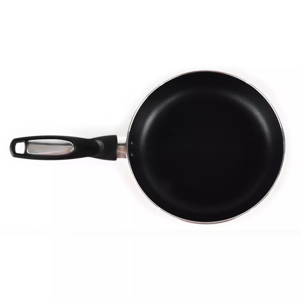 Gourmet Chef 8 Inch Non Stick Fry Pan with Induction Base - Red