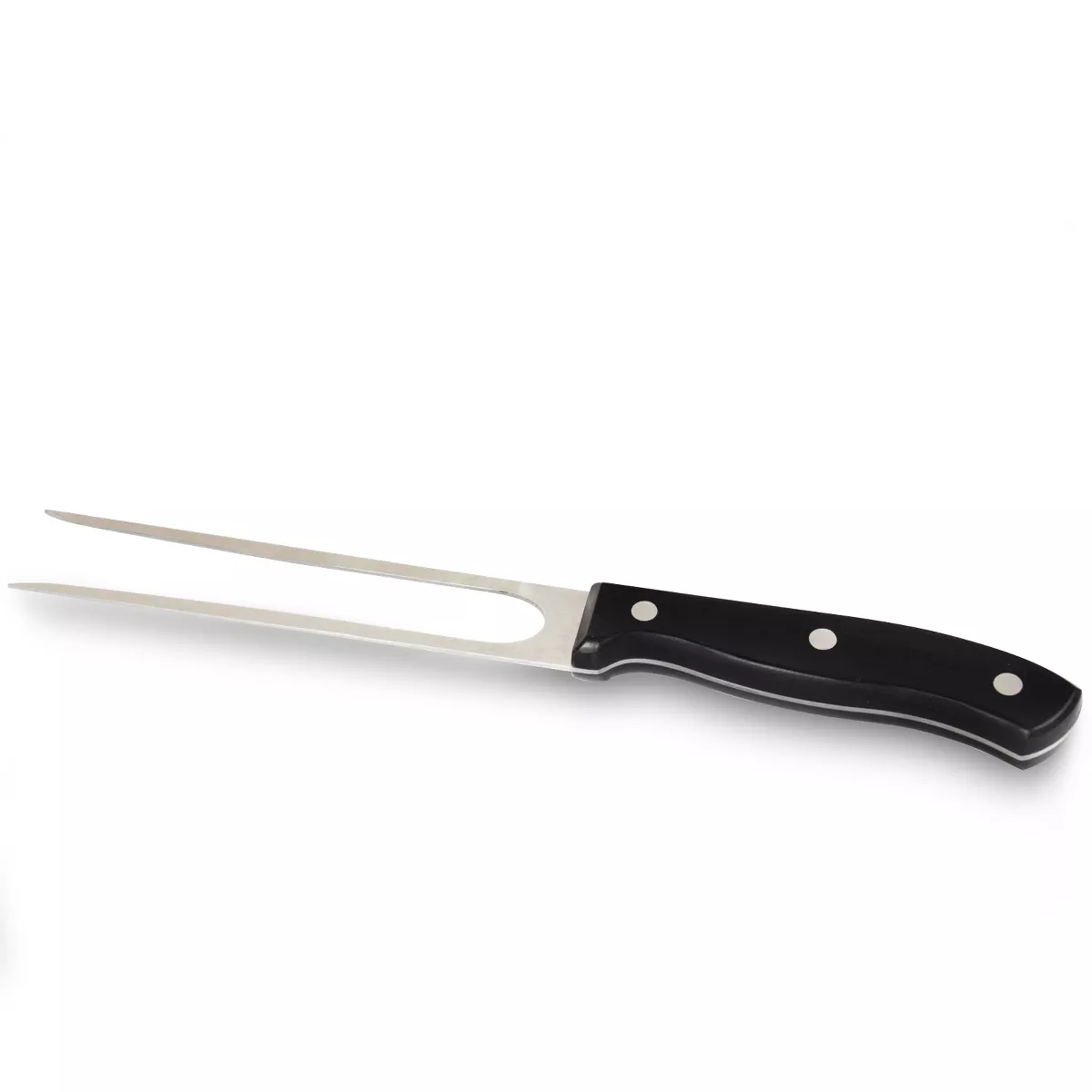 Oster Evansville 22 Piece Stainless Steel Cutlery Set with Rubber Wood Storage Block