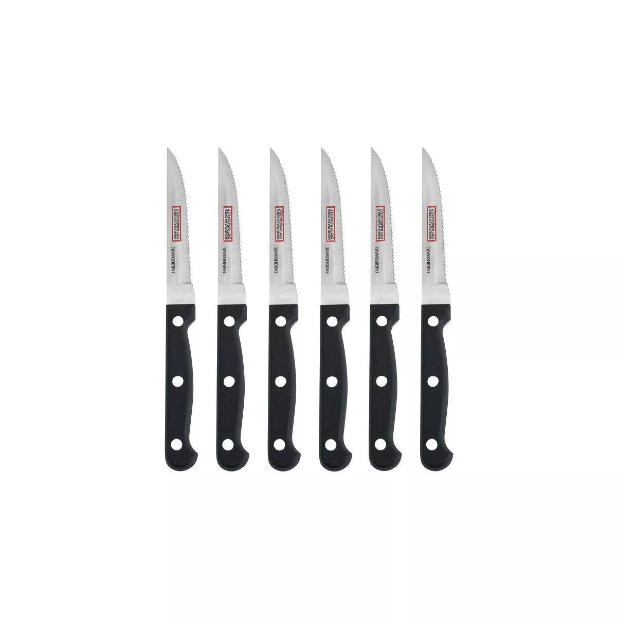 Farberware 7pc Triple Rivet Steak Knife Set