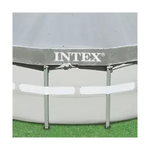 Intex 28041E UV Resistant Deluxe Debris Pool Cover for 18-Foot Intex Ultra Frame Round Above Ground Swimming Pools with Drain Holes