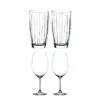 Riedel Sunshine Collection Classic Crystal Tall All-Purpose Glass and Vinum Bordeaux Grand Cru Crystal Red Wine Glass, Set of 4