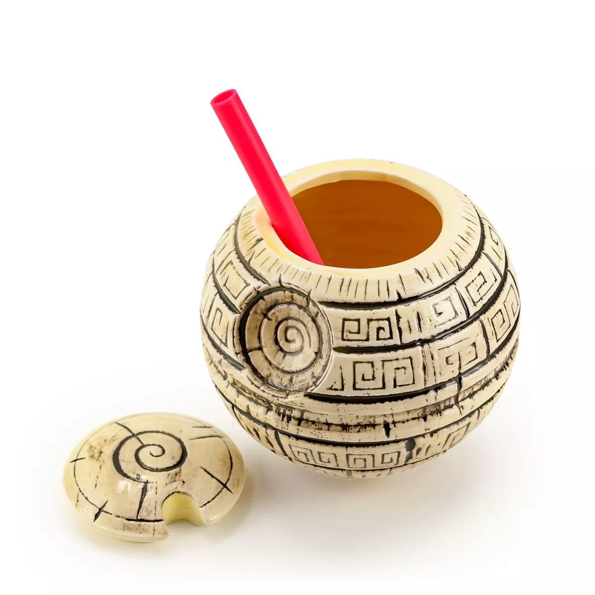 Beeline Creative Geeki Tikis Star Wars Death Star Ceramic Mug | Holds 24 Ounces