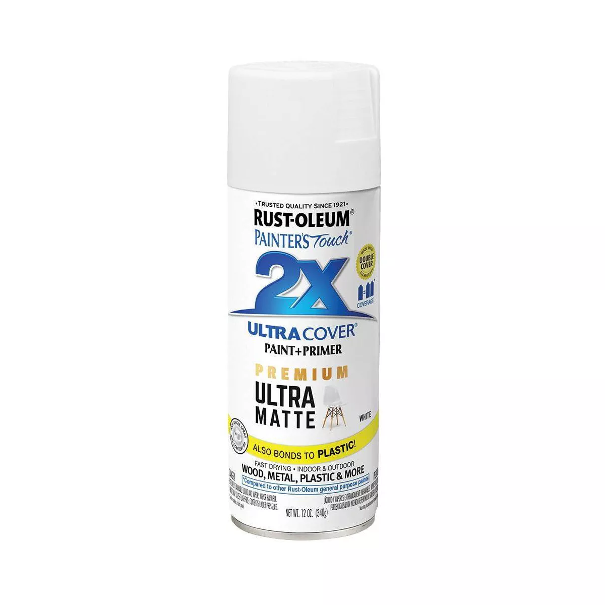 Rust-Oleum Ultra Cover 2X Matte Spray White