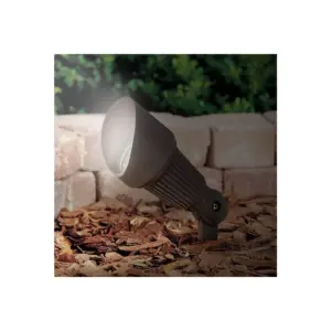 John Timberland Hooded Bronze 8-Piece LED Landscape Spot Light Set