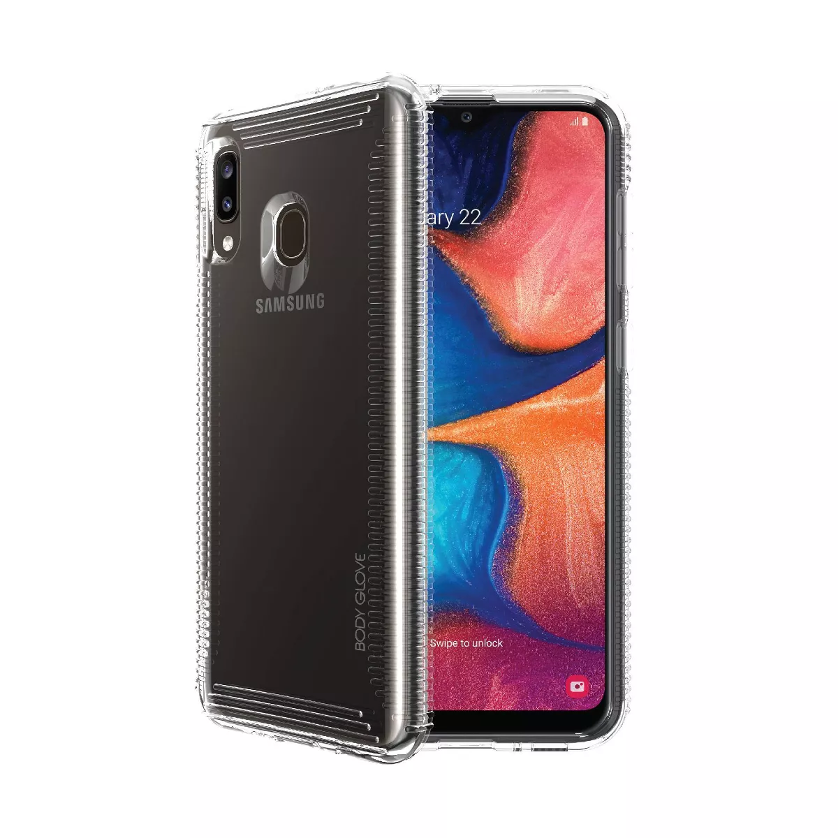 Body Glove Prizm Phone Case for Samsung Galaxy A20 - Clear