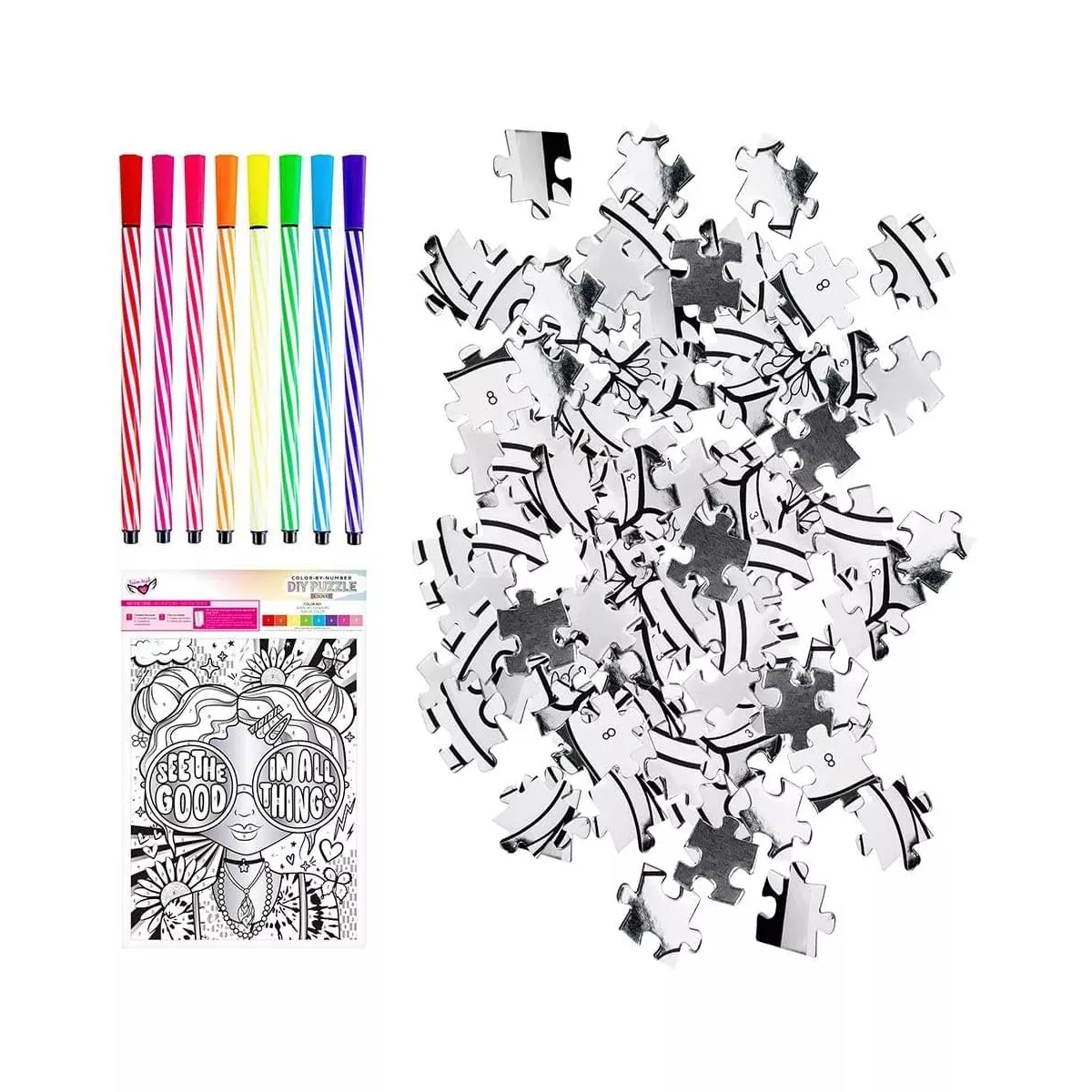Fashion Angels Fashion Angels See The Good Coloring Puzzle