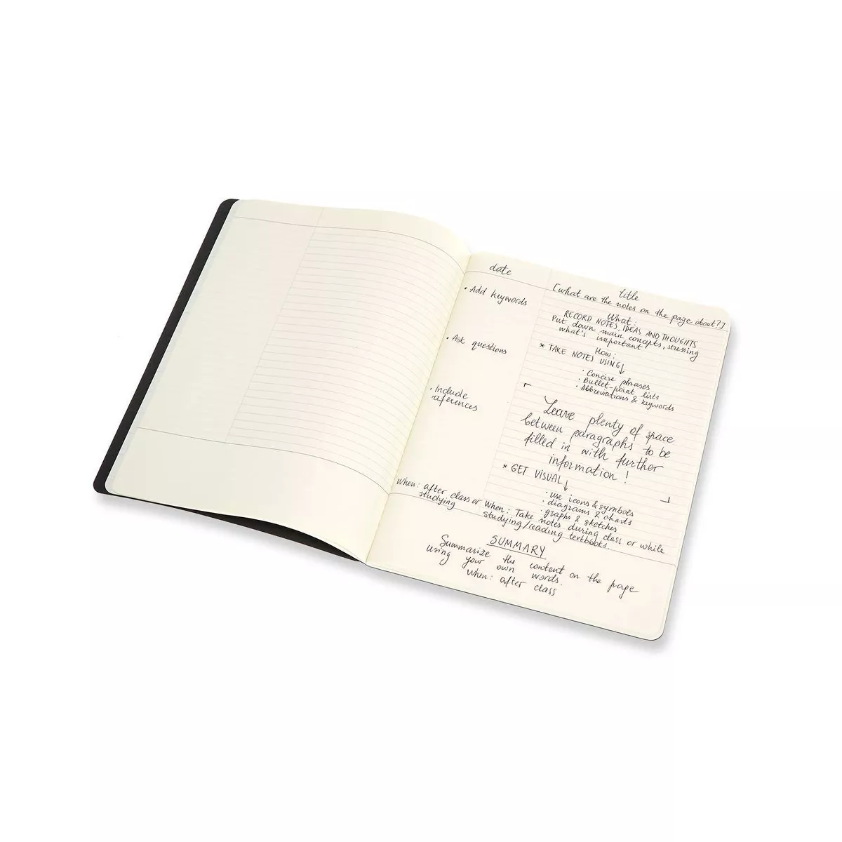 Moleskine Lined Professional Journal XL Cahier Black/Kraft
