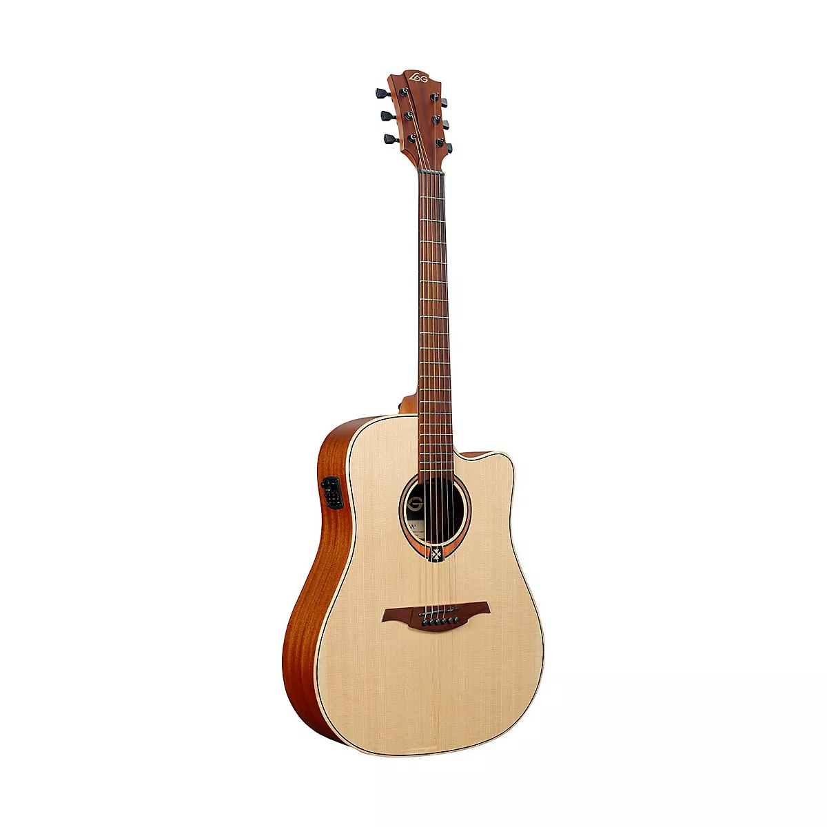 Lag Guitars Tramontane T170DCE Dreadnought Acoustic-Electric Guitar Satin Natural