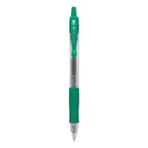 Pilot G-2 Gel Ink Pen, 0.5mm Extra Fine - Green Ink (12 Per Pack)