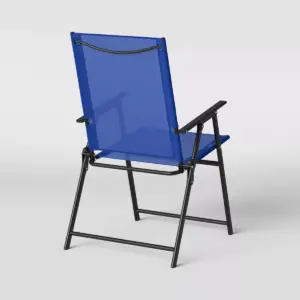 Sling Folding Patio Accent Chair - Blue - Room Essentials™