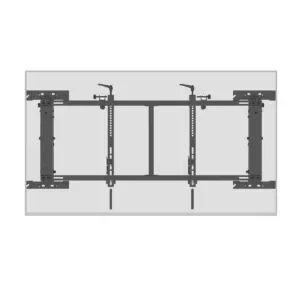 Monoprice Push-to-Pop-Out Wall Mount for 50in to 55in Screens, Max Weight 154 lbs, VESA Patterns up to 800x400 - Commercial Series