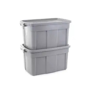 Rubbermaid 31gal Roughneck Storage Tote Gray