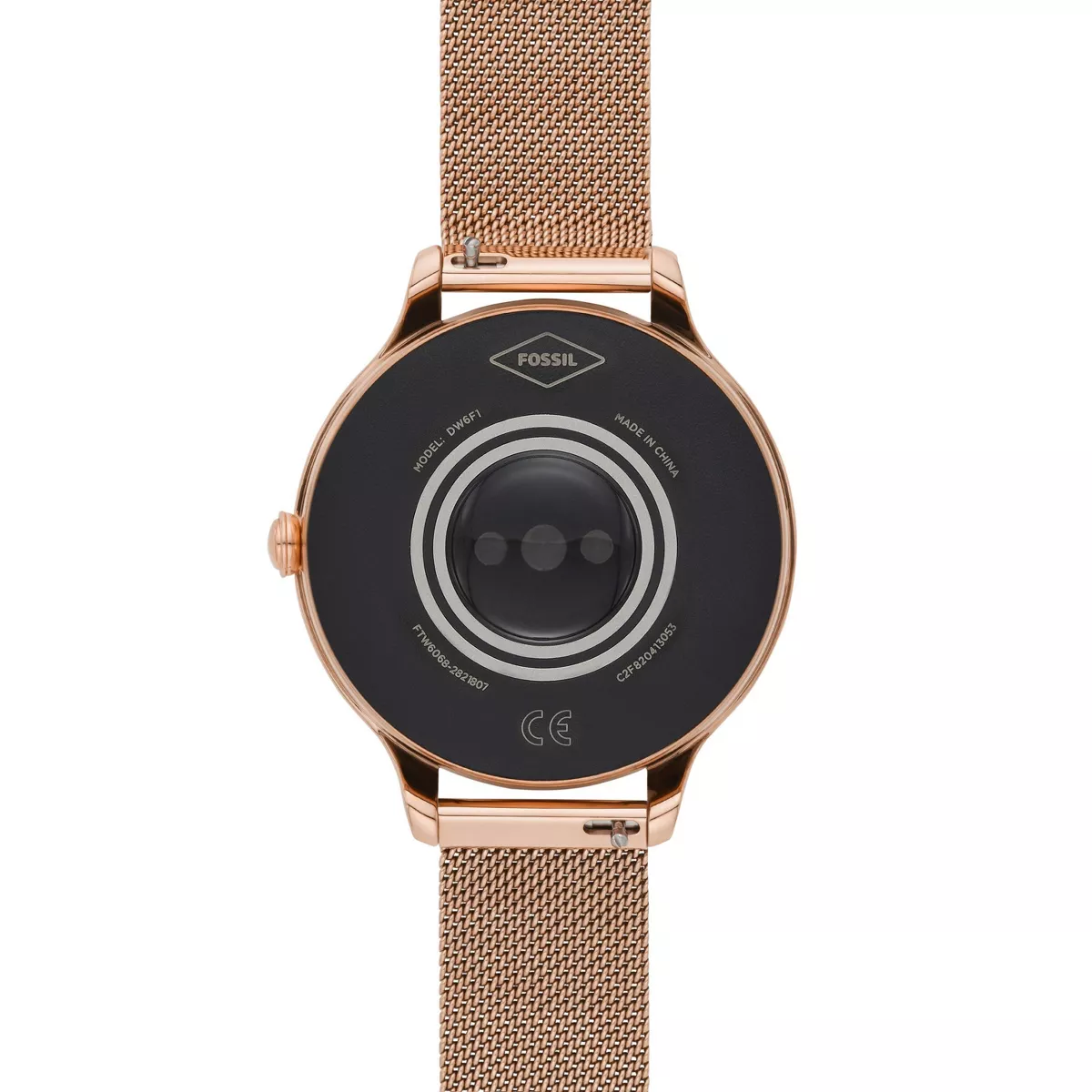 Fossil Gen 5E Smartwatch 42mm - Rose Gold-Tone Stainless Steel Mesh