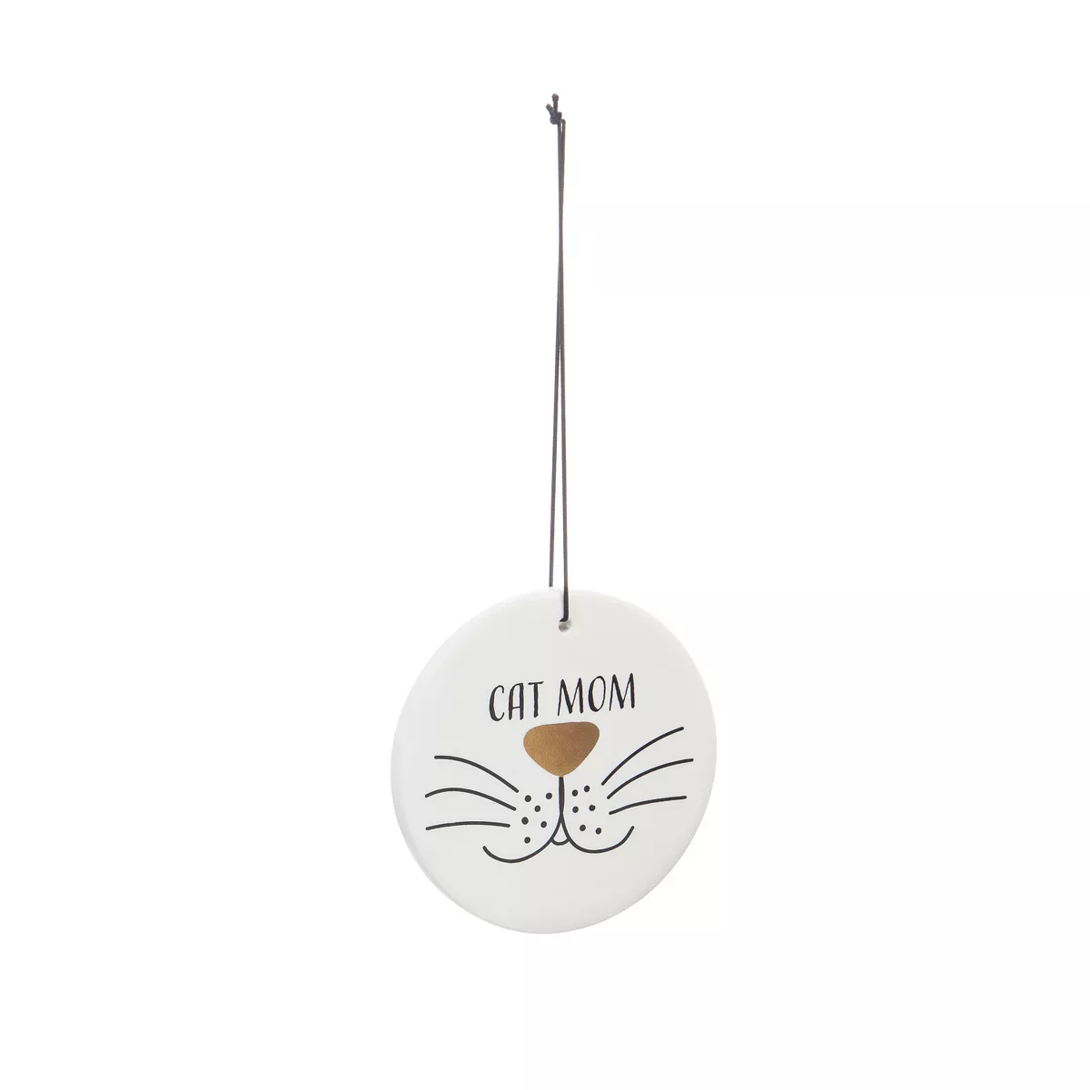 Evergreen Cypress Home Beautiful Cat Mom Cup and Coaster/Ornament Gift Set - 4 x 3 x 4 Inches Homegoods and Accessories for Every Space