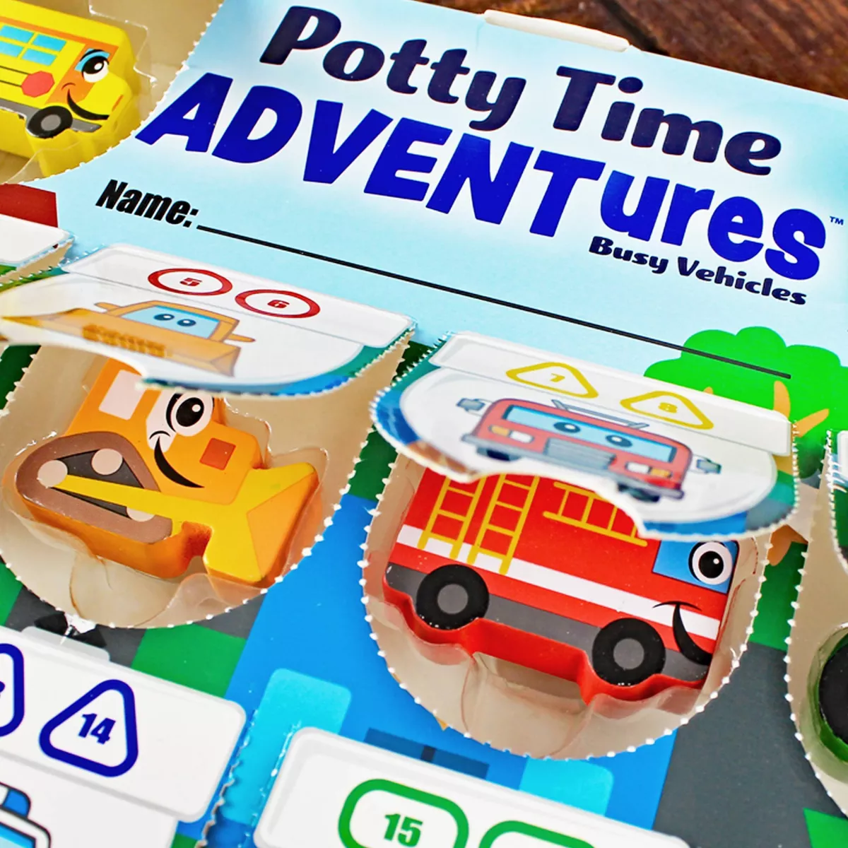 Lil Advents PottyTime Adventures Potty Training Toy - Busy Vehicles