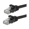 Monoprice Cat6 Ethernet Patch Cable - 0.5 Feet - Black | Network Internet Cord - RJ45, Stranded, 550Mhz, UTP, Pure Bare Copper Wire, 24AWG - Flexboot