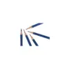 General's Hexagonal Non-Toxic Drawing Pencil, B Thin Tip, Blue, pk of 12