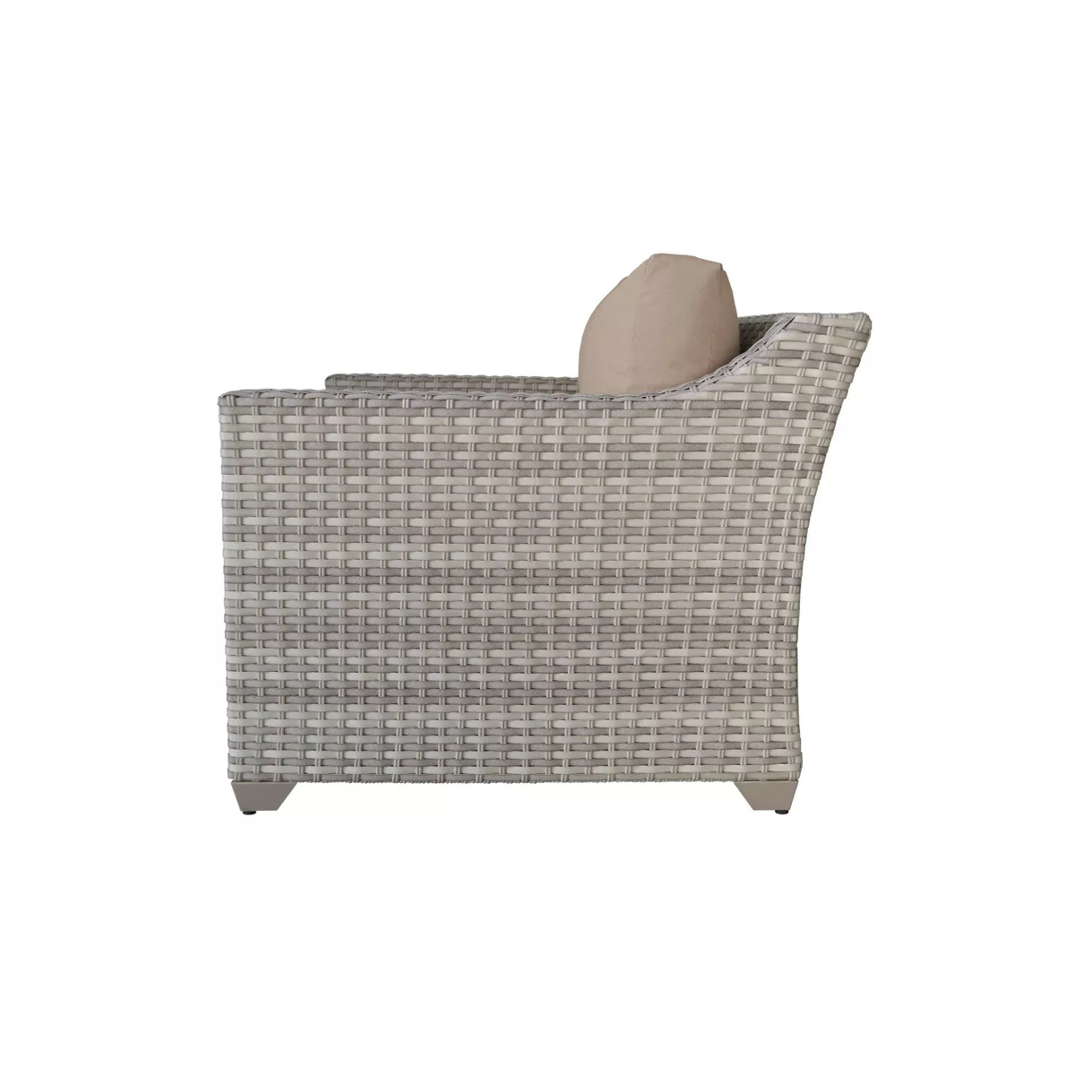 Fairmont 6pc Patio Seating Set with Cushions - Wheat - TK Classics