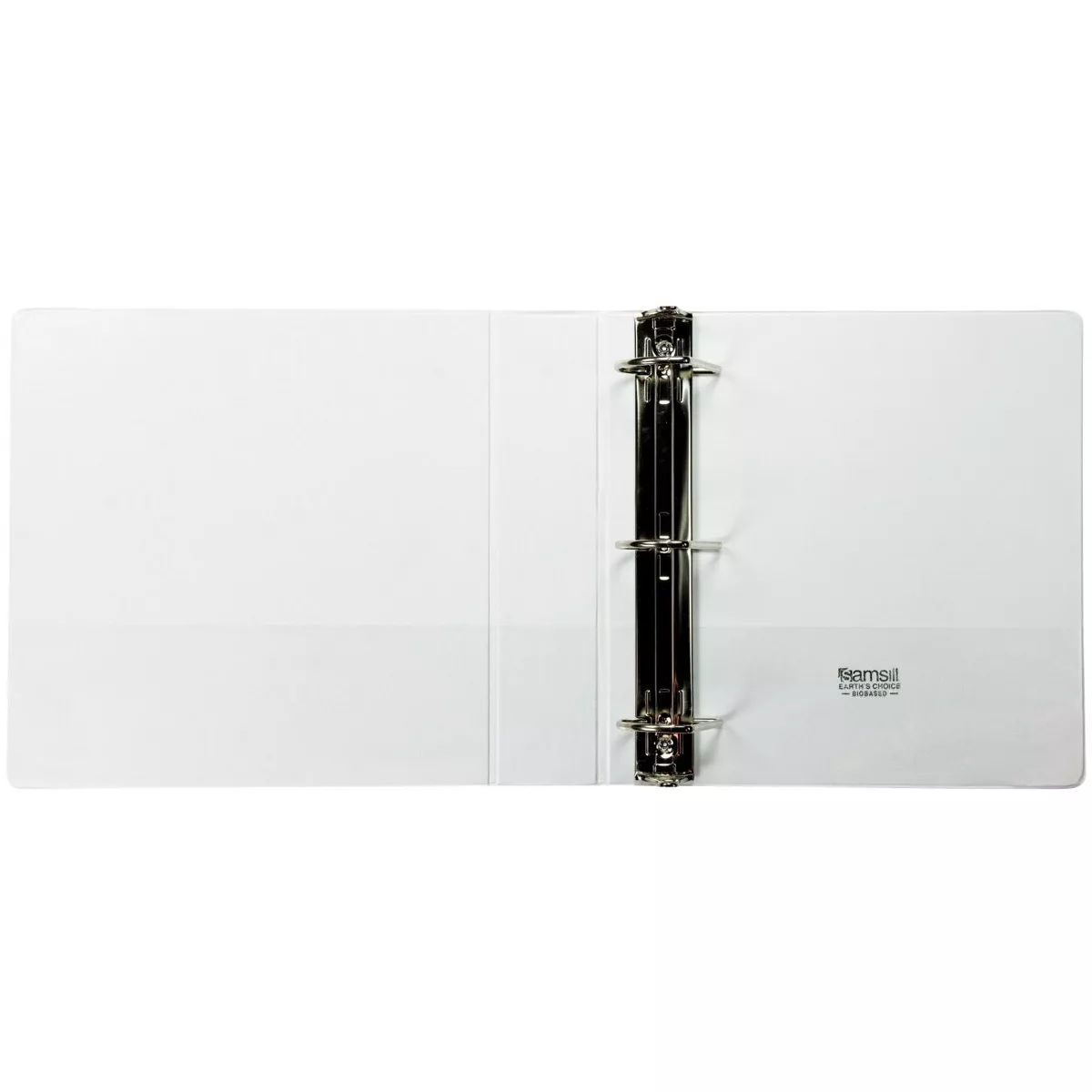 Samsill Earth's Choice Eco-Friendly View Binder, 2 Inch D-Rings, White