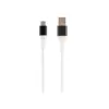 Monoprice USB 2.0 Type C to Type A Charge and Sync Cable - 3 Feet - White | Durable, Kevlar-Reinforced Nylon-Braid - AtlasFlex Series