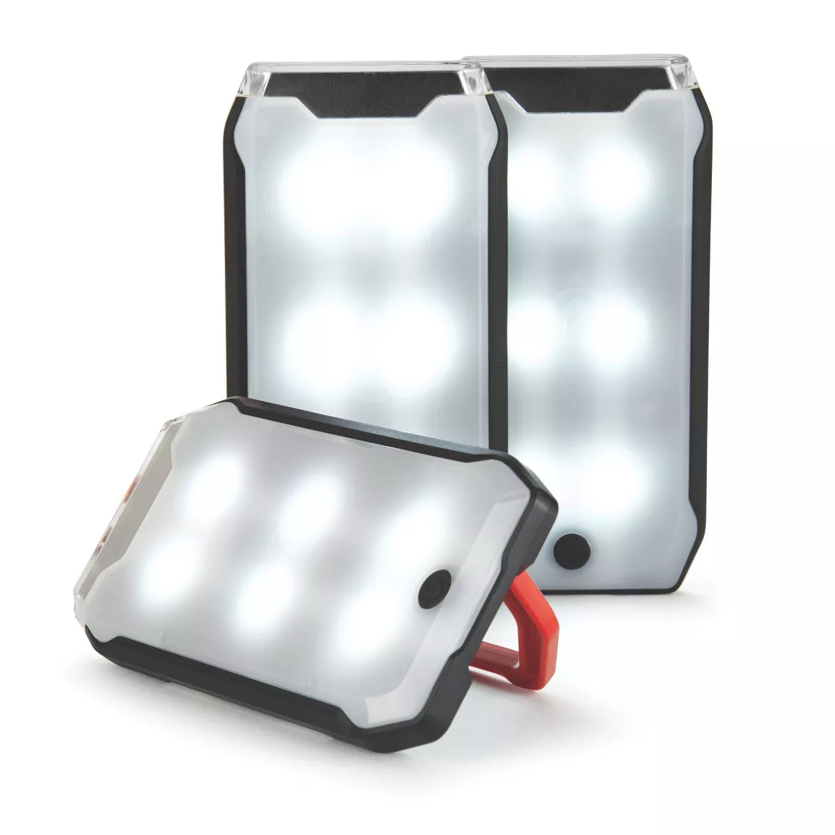 Coleman 3-Panel 600L LED Lantern - Red