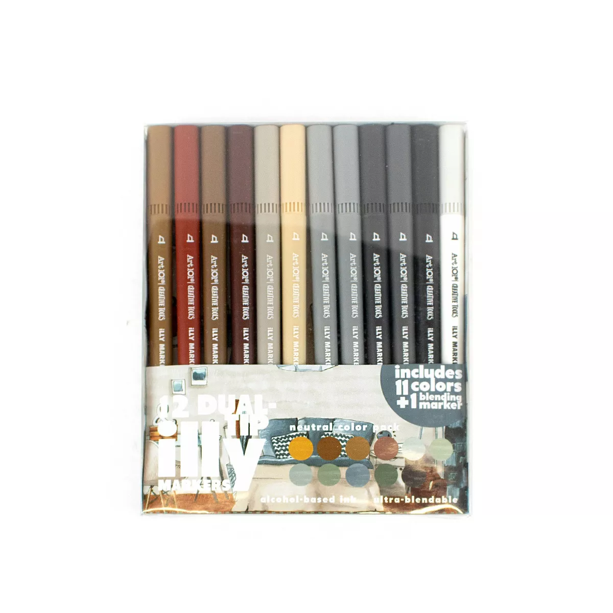 36ct Dual Tip Illy Markers - Art 101
