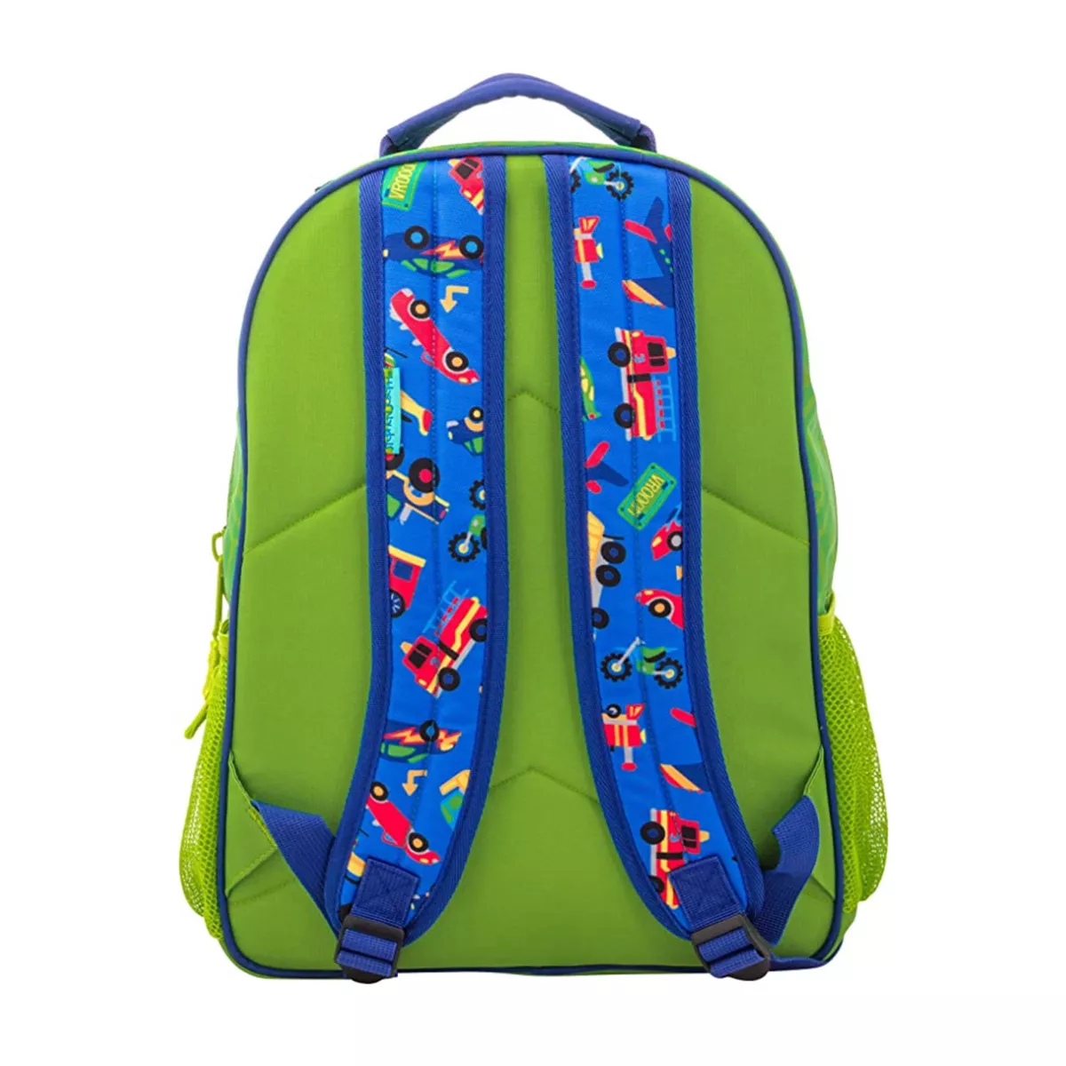 Stephen Joseph All Over Print Kids Backpack School Bag with Buckles, Adjustable Shoulder Straps, and 2 Mesh Pockets for Boys and Girls, Transportation