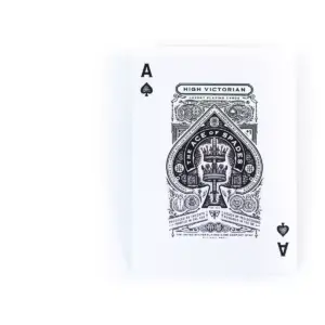 High Victorian Playing Cards Red