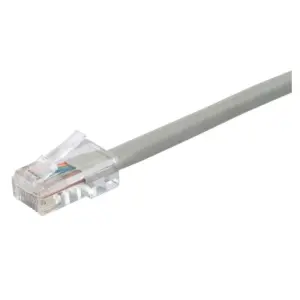 Monoprice Cat5e Ethernet Patch Cable - 3 Feet - Gray | Network Internet Cord - RJ45, Stranded, 350Mhz, UTP, Pure Bare Copper Wire, 24AWG - Zeroboot