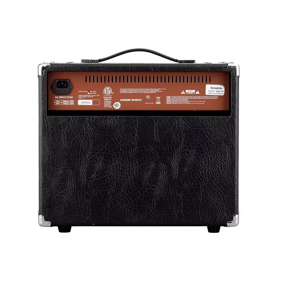 Monoprice 20-Watt Acoustic Guitar Amplifier, 3-Band EQ With Frequency Selector, Perfect For Both Practice and Small Gigs - Stage Right Series