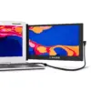 SideTrak Slide 12.5" Attachable Portable Monitor for Laptop - IPS Full HD 1920x1080 USB Display - Black